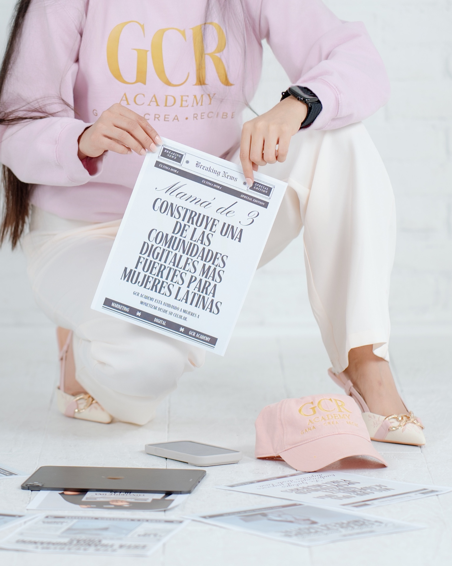 GCR Academy ayudando a mujeres latinas a monetizar desde su celular